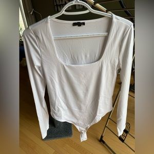 white classy bodysuit